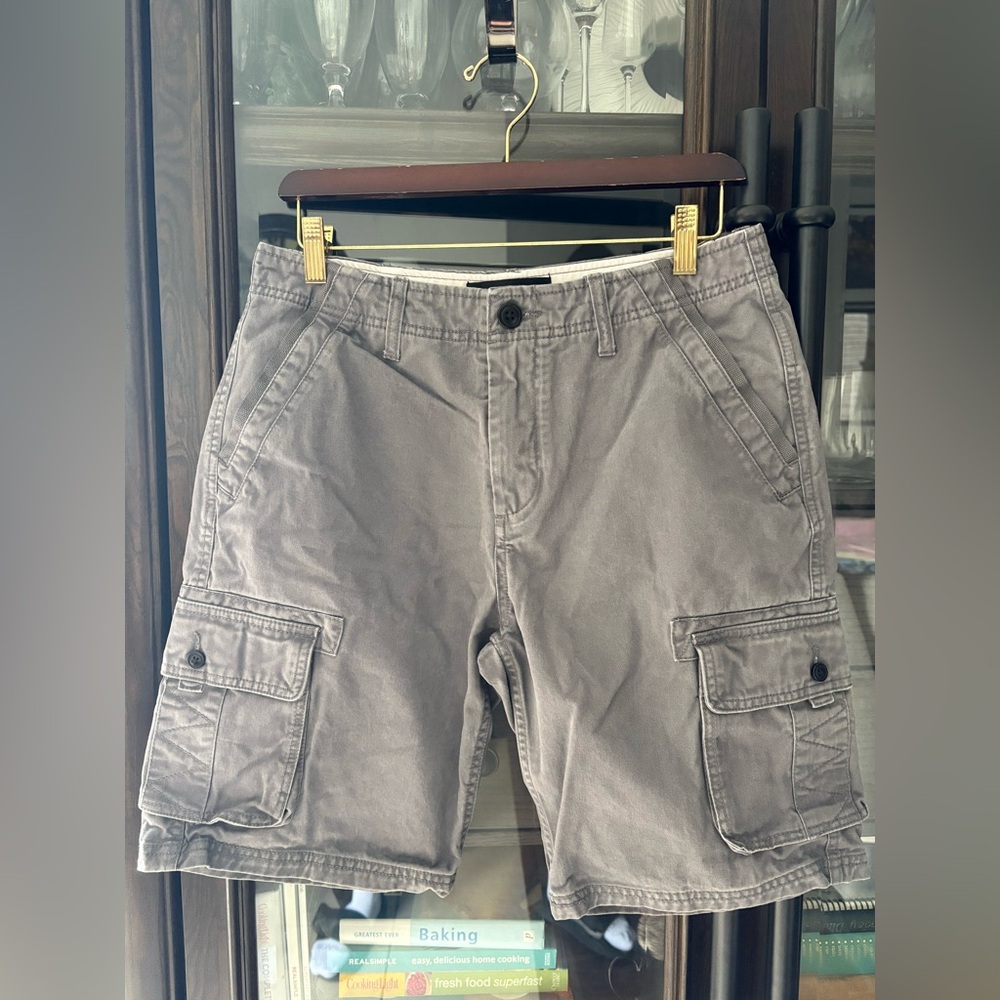 Quiksilver Men's Charcoal Cargo Shorts